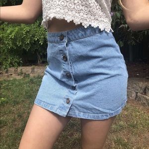 Jean skirt